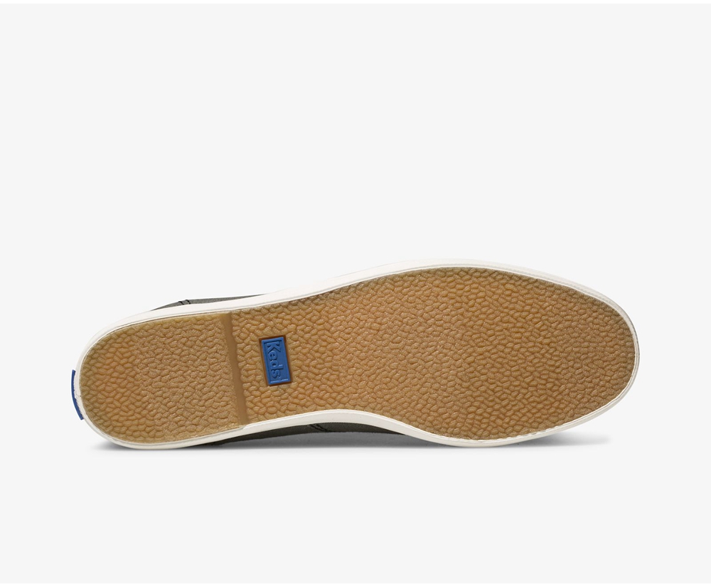 Slip Ons Keds Mujer Grises Oscuro - Chillax Seasonal Washable - 3096-MYCBS